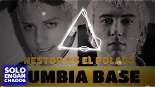 Cumbia Base  El polaco vs Nestor en Bloque │ Enganchados [upl. by Etnahs]