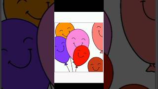 How to Draw a Balloon Drawing with metrendingytshortsballoonviral [upl. by Anelegna105]