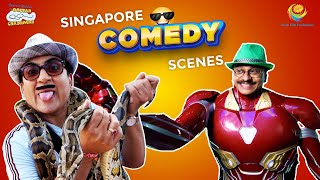 Gokuldhamvasi Trip To Singapore  Comedy Scenes  Taarak Mehta Ka Ooltah Chashmah [upl. by Ytsud]