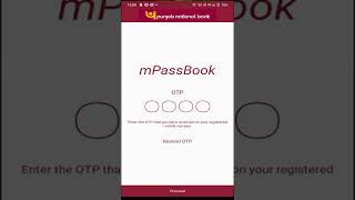 mpassbook pnb me customer ID kaise banaye  mpassbook pnb me statement kaise nikale shorts [upl. by Aryamo669]