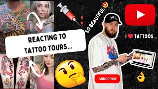 Reacting To Tattoo Tours On YouTube [upl. by Adniram]