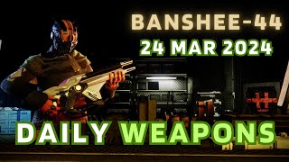 A mediocre Timelines Vertex fusion rifle  Banshee44 Destiny 2 Gunsmith Official Weapon Inventory [upl. by Hafeetal477]