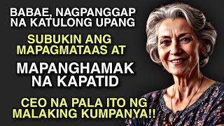 BABAE NAGPANGGAP NA KATULONG CEO PALA NG MALAKING KUMPANYA  Pinoy Tagalog Story [upl. by Dionisio]