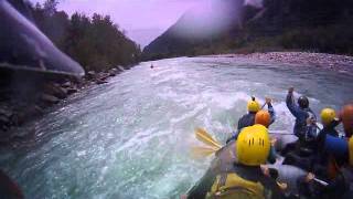 Raftinghu Rafting Isel Austria Tirolwmv [upl. by Ygief]