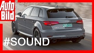 Audi RS 3 Facelift Sound 2017  So klingen 400 PS [upl. by Standush]