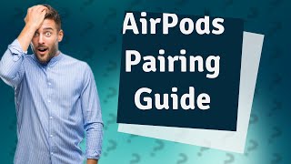 How to pair AirPods to PC [upl. by Enahc98]