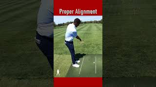 Proper Alignment alignment golf golftips pga golfing shorts youtubeshorts golfer [upl. by Reggie]