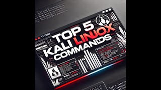 Kali Linux Top 5 Basic Command hackingcourse [upl. by Enaek]