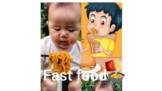 Baby good morning nashta hi nashta 🍝🥗🍱 eating time fast food [upl. by Amari]