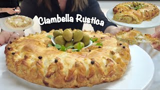 CIAMBELLA RUSTICA IN POCHI MINUTI facile e veloce CHRISTMAS RECIPE [upl. by Daniela]