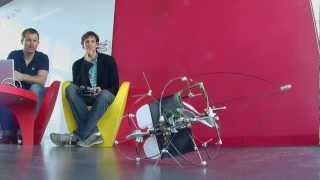 Flying Robot That Can Crash and Keep Flying [upl. by Kcirre]