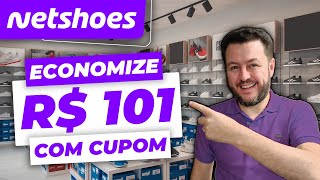 CUPOM DE DESCONTO NETSHOES AGOSTO 2024  ECONOMIZEI R101 EM TÊNIS NEW BALANCE [upl. by Allehcim]