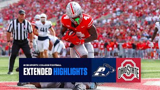 Akron at No 2 Ohio State Extended Highlights I QB Will Howard Freshman WR Jeremiah Smith shine [upl. by Chelsae163]