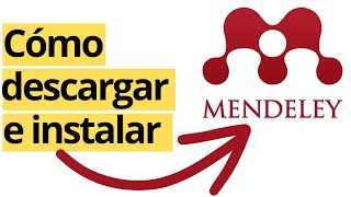 Cómo descargar e instalar Mendeley [upl. by Chalmers841]