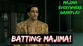 Yakuza Kiwami  Majima Everywhere Gameplay Batting Majima [upl. by Ambler399]