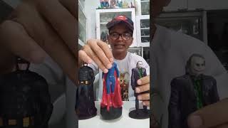 minhas figuras de resinada dc Batman  coringa e Superman [upl. by Attezi]