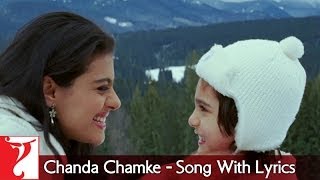 Lyrical  Chanda Chamke Song with Lyrics  Fanaa  Aamir Khan  Kajol  JatinLalit  Prasoon Joshi [upl. by Anwahsed]