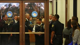 President Obama surprised fellow Chicagoans when he showed up for jury duty on Wednesday [upl. by Shay]