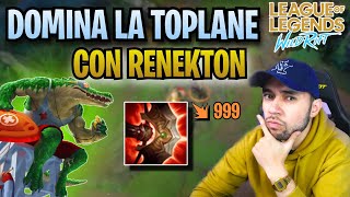 ¿CÓMO JUGAR RENEKTON EN WILD RIFT  GUÍA DE RENEKTON CHALLENGER EN WILD RIFT [upl. by Eeuqram]