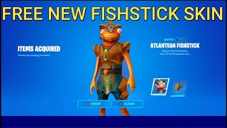 How to Get Atlantean Fishstick Skin for Free in Fortnite [upl. by Saidee]