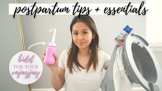 POSTPARTUM TIPS amp ESSENTIALS  How to layer postpartum pad [upl. by Manvil]