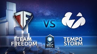 HGC 2018 NA  Phase 1 Week 8  Tempo Storm v Team Freedom  Game 1 [upl. by Suneya]