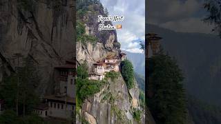 Tigers Nest Bhutan 🇧🇹 travel shorts bhutan [upl. by Yelad]