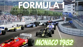 Assetto Corsa  Formula 1 1982  Monaco GP [upl. by Ardnajela]