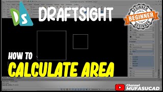 How To Calculate Area In Draftsight [upl. by Enialehs57]