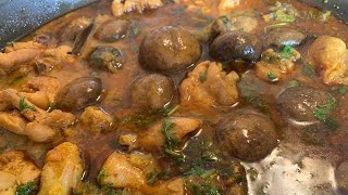 Chicken with Mushroom 🍗🍄Recipedipsikhanybengalivlog34 [upl. by Arica]