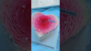 🎂Heart cake designshorts😛 youtubeshorts shortsvideo cakedecorating birthday cake EP83 [upl. by Dhiren]