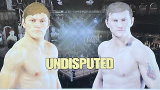 Ricky Hatton vs Ricky Hatton UNDISPUTED boxing [upl. by Anel785]