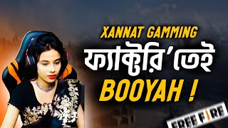 Jannat Gamming BOOYAH in just factory 2024  Xannat gamming new gameplay 2024  freefire [upl. by Burnie]