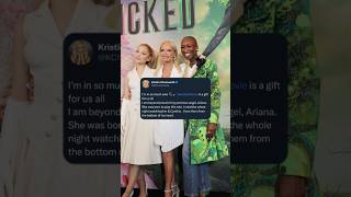 Here’s what Kristin Chenoweth thinks about Wicked [upl. by Airotal]