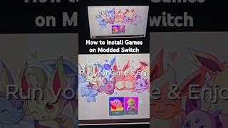 install games on modded switch with DBI modded switch moddedswitch [upl. by Kcirdle]