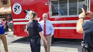 Governor Mike DeWine at the Bucyrus Bratwurst Festival [upl. by Morgan]