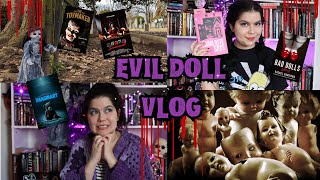 ✨💀EVIL DOLL READING VLOG  I read and watched some evil doll books and movies 💀✨ [upl. by Nabe]