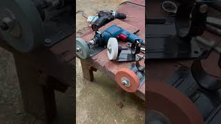 Small grinding wheel machine desktop coarse and DC Motor reels drone automobile youtuber diy [upl. by Garin]