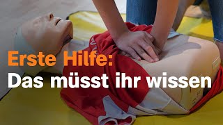 Wie gut kann Deutschland Erste Hilfe leisten  ZDFheute live [upl. by Htebharas362]