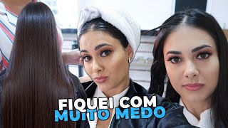 PASSEI FOGO NO MEU CABELO 🔥😱 TRATAMENTO PARA PONTAS DUPLAS [upl. by Ahseetal]