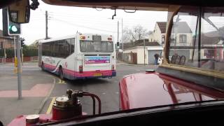 1939 Bristol K5G AJN 825 Benfleet to Hadleigh First depot [upl. by Elbert]