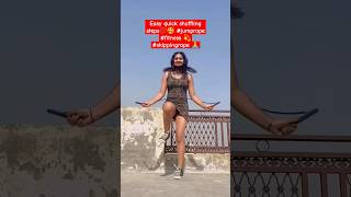 Skipping benefits 💫💯🥰 jumprope fitness theshuffle skippingrope shuffle shuffledance ytshorts [upl. by Lednyc]