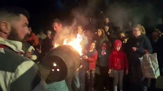 Flaming Tar Barrels Ottery St Mary 2024 [upl. by Obaza]