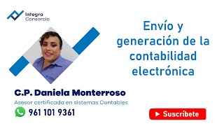 Generación y envío de contabilidad electrónica en CONTPAQi [upl. by Atikam91]