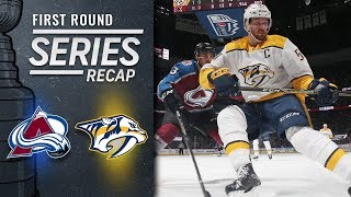 Predators hold off Avalanche to advance in playoffs [upl. by Neyud]