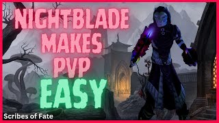 ESO PvP  Nightblade Hits SO HARD Scribes of Fate Chapter [upl. by Alet]