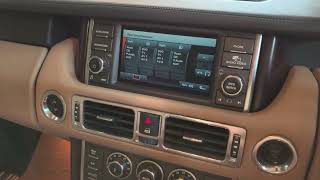 rear seat 💺 entertainment front control rangerover 🇬🇧 car vouge se 2012 44 TDV8 l322 [upl. by Nalyr]