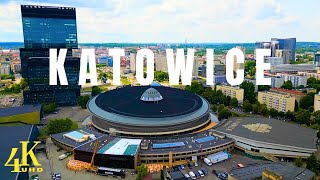 Katowice  Poland 🇵🇱 4K UHD  Drone Footages [upl. by Nerrot]