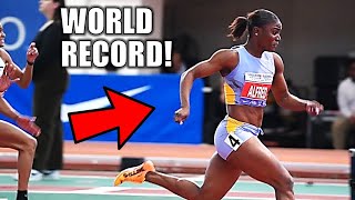 A NEW WORLD RECORD  Julien Alfred amp DinaAsher Smith Set AllTime Best At Texas Relays [upl. by Jorgenson]