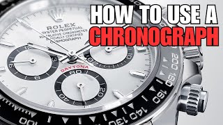 How to Use A Chronograph Watch [upl. by Gulgee]